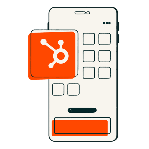 Pictogram Mobile CRM-App