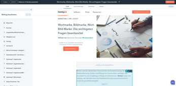 Blog beispiel hubspot