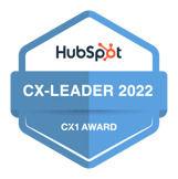 HubSpot bekommt den CX1 Award 2022 in der Kategorie CX-Leader 2022