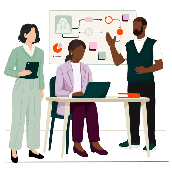 Datenanreicherung Illustration