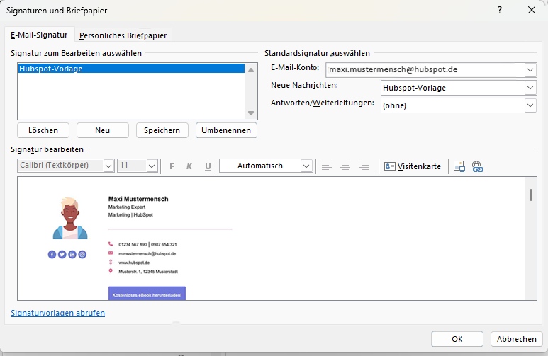 Outlook-Signatur erstellen, ändern und einfügen: So geht's