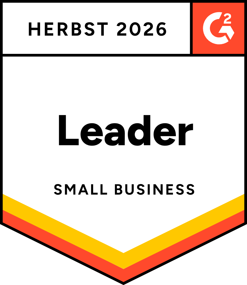 G2 Badge Leader Small Business Germany