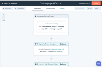 kampganen mit workflows automatisieren