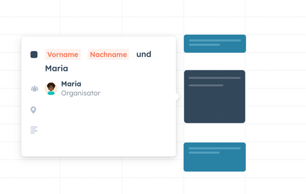 Sales Meeting wird in Kalender eingetragen