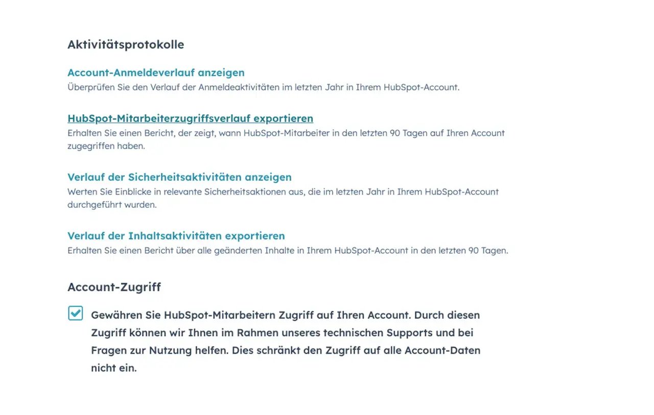 Aktivitätsprotokolle verfolgen Website-Änderungen