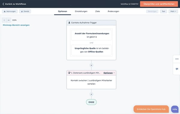 HubSpot Lead-Management-Software zeigt Segmentierungsoptionen für gezielte Nurturing-Kampagnen