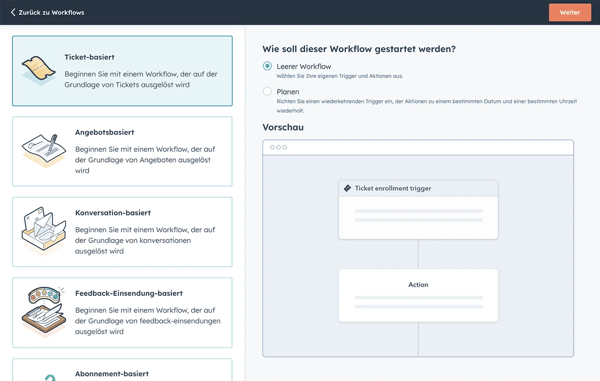 Auf Unterhaltungen basierender Workflow-Designer