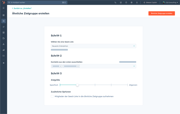 SmartCRM-Selecting-parameters-DE
