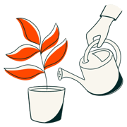 HubSpot Pictogramm symbolisiert Wachstum