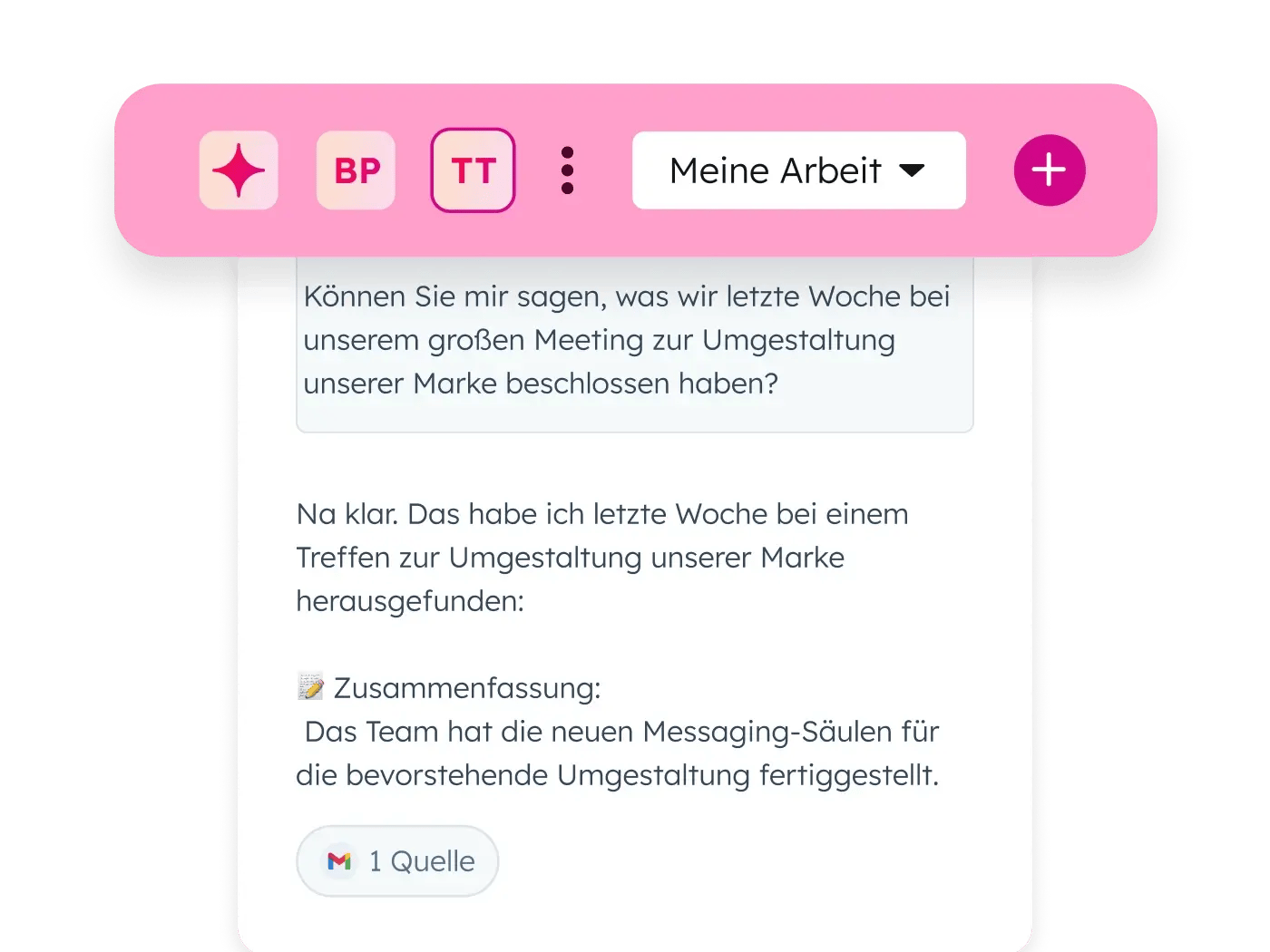 HubSpot-KI Sicherheit: Vereinfachter Produkt-Screenshot mit Breeze-Assistent-Seitenleiste