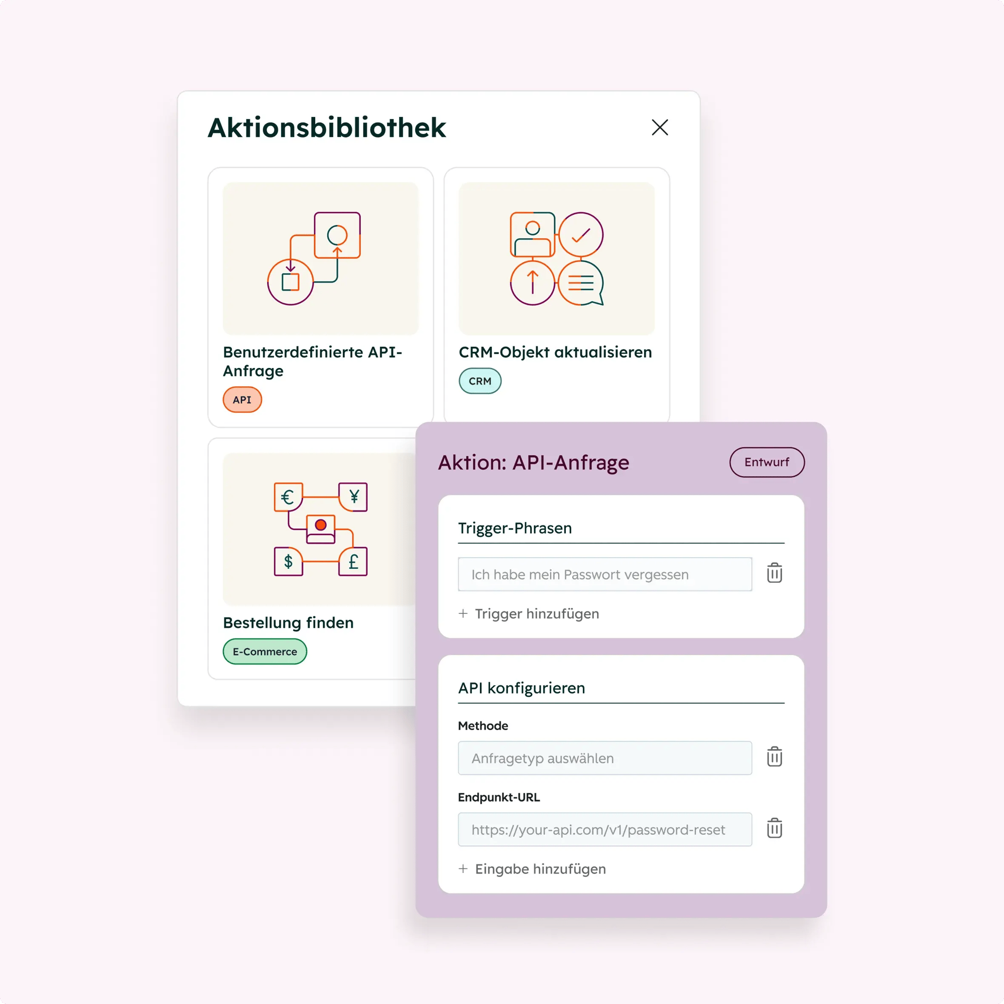 Screenshot der Benutzeroberfläche des Data Agent: Kaufbereite Interessierte im richtigen Moment ansprechen
