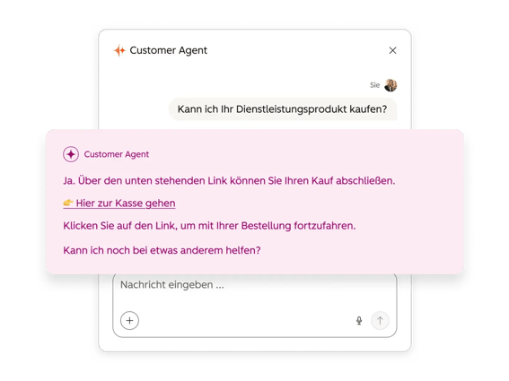 Screenshot der HubSpot-Software, in dem zu sehen ist, wie ein Nutzender einen Zahlungslink einrichtet, um Zahlungen einzuziehen