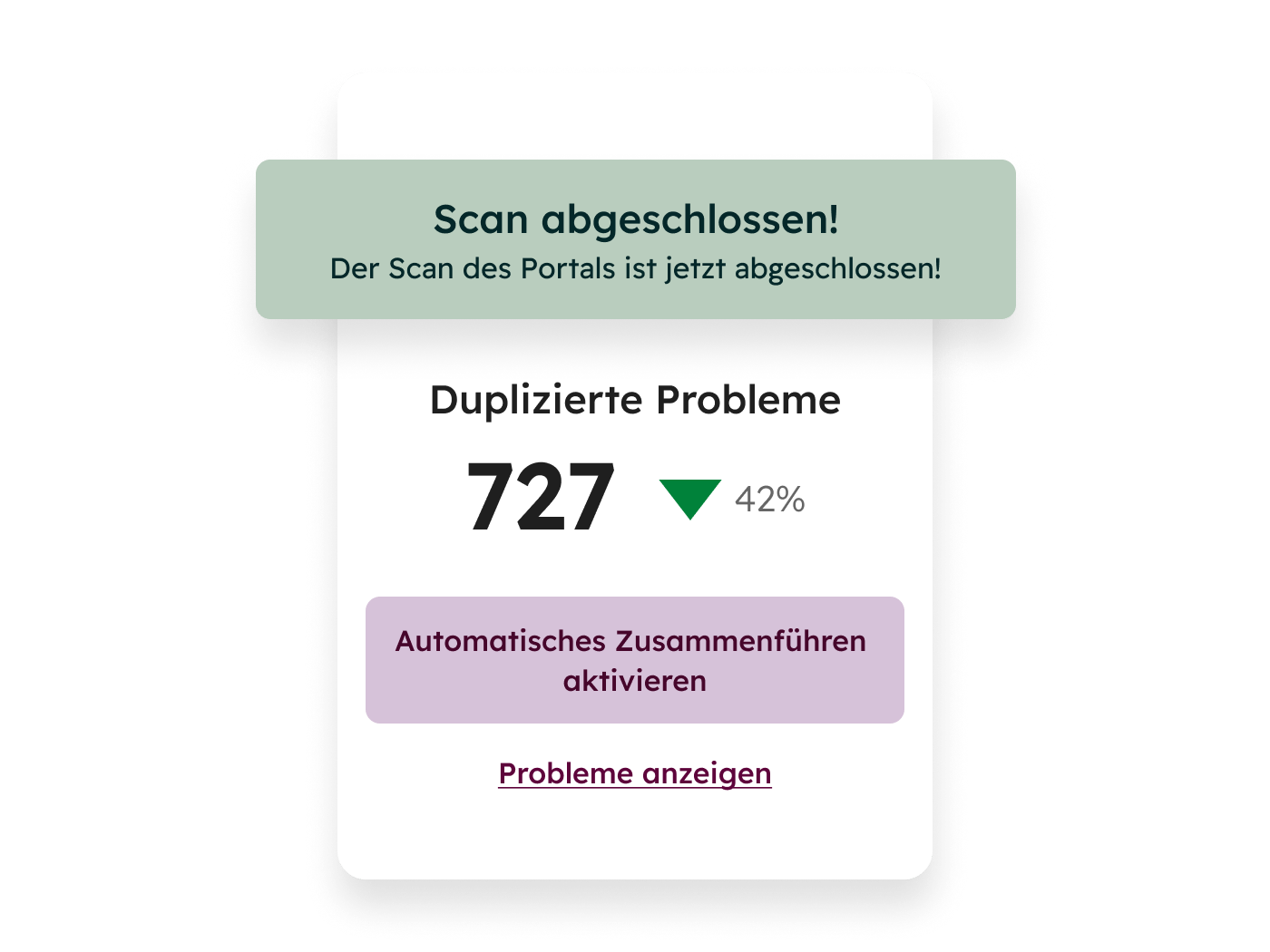 Data Hub: Dashboard zur Datenqualitaet und Datenscan