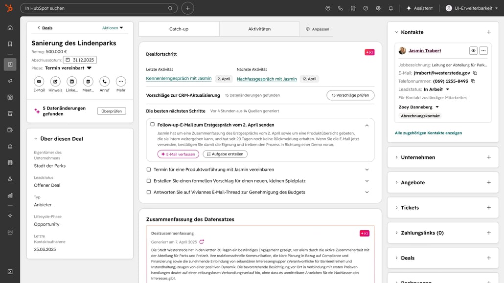 HubSpot Deal Progression