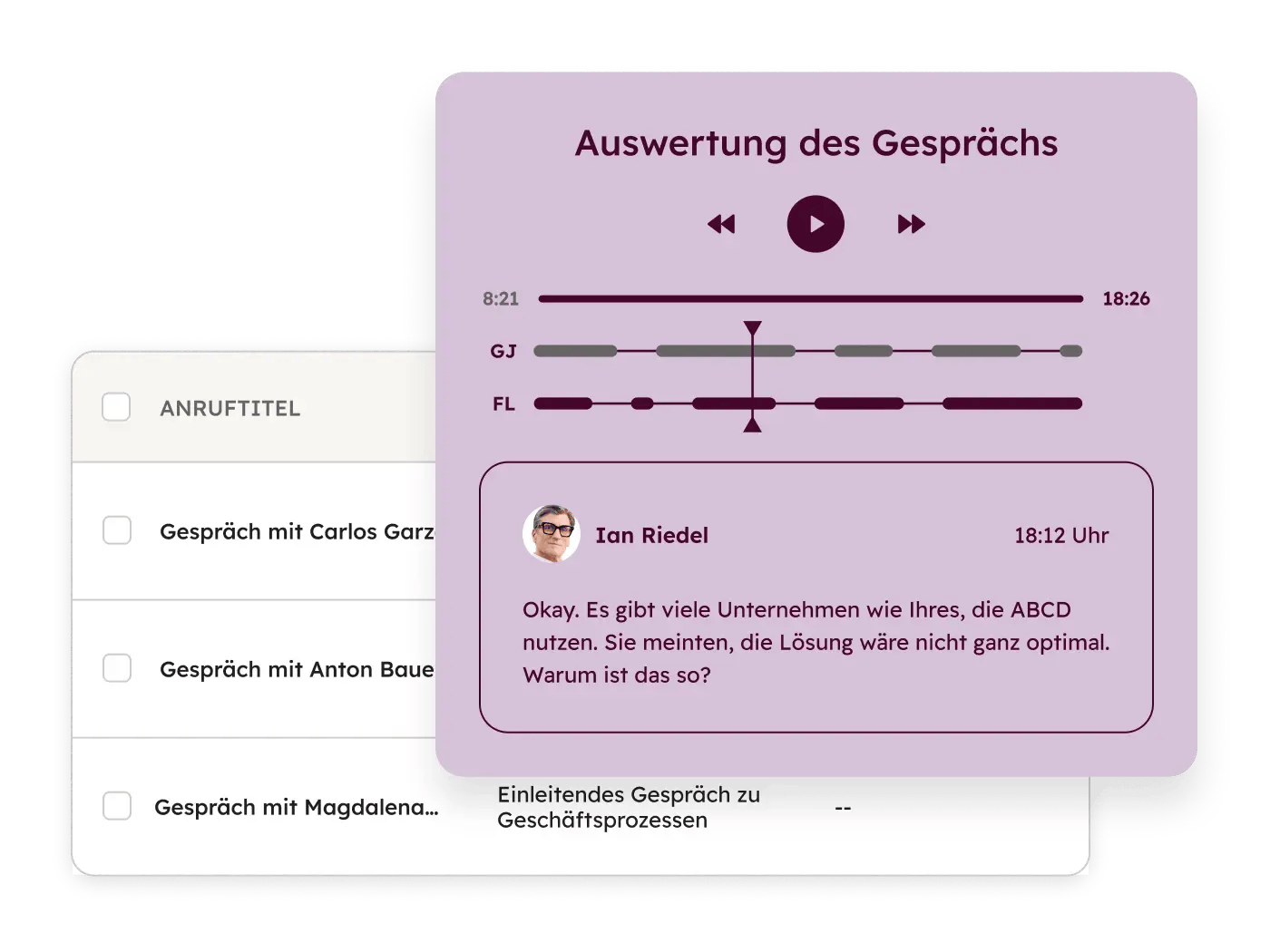 Sales Hub - Call Tracking Feature_de