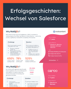 Salesforce Switch Success Stories - DE