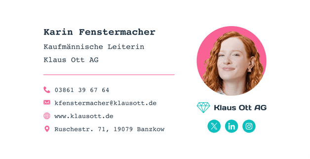 Unterschrift Beispiel 2