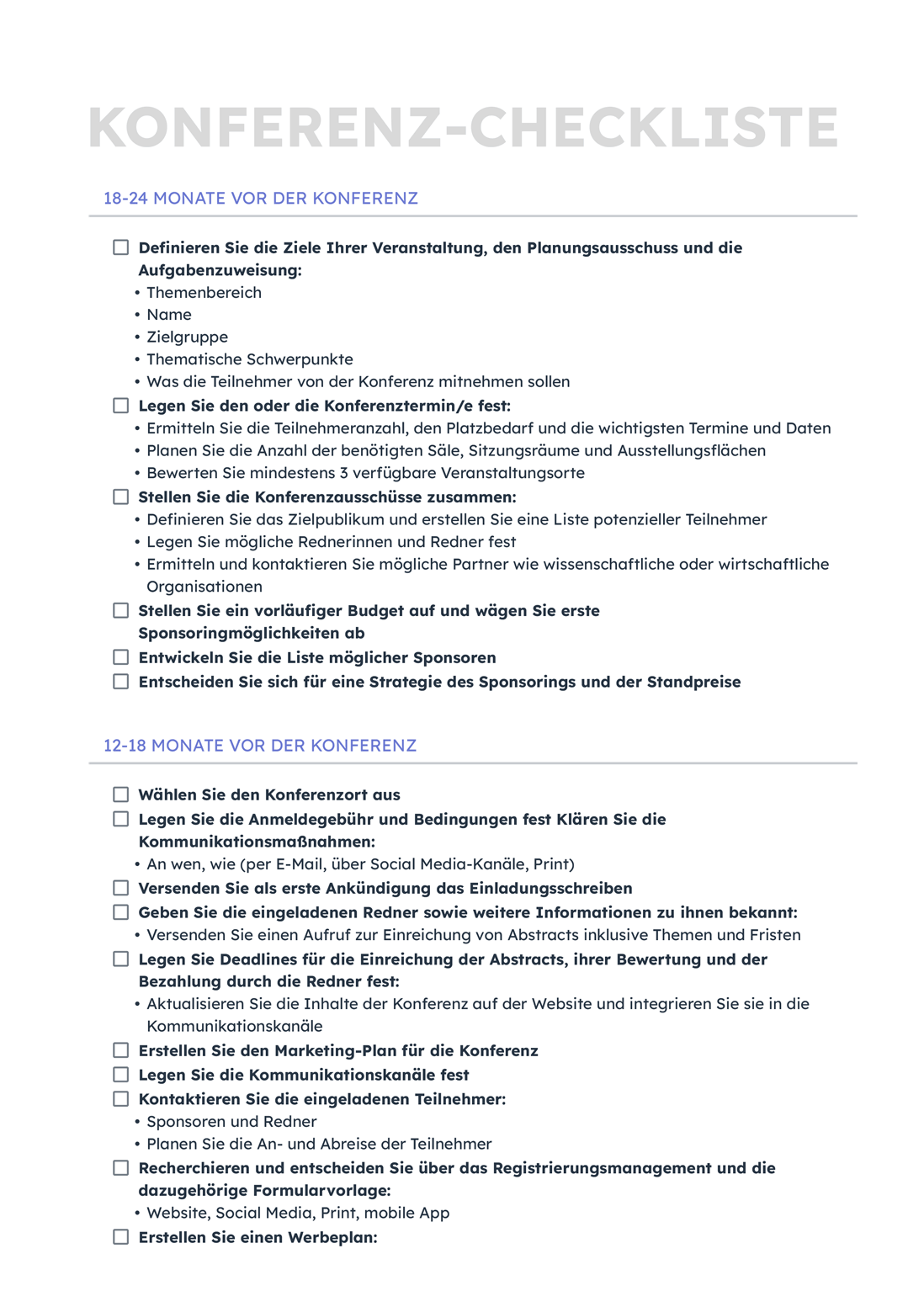 Conference Planning Checklist Screenshot Pdf 1