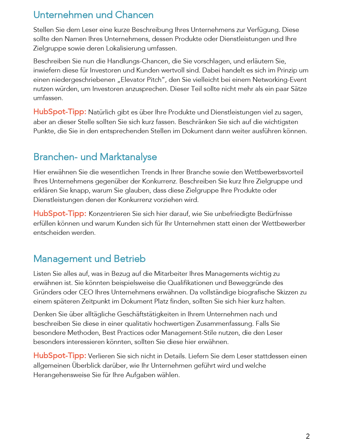 Executive Summary Screenshot Pdf 2