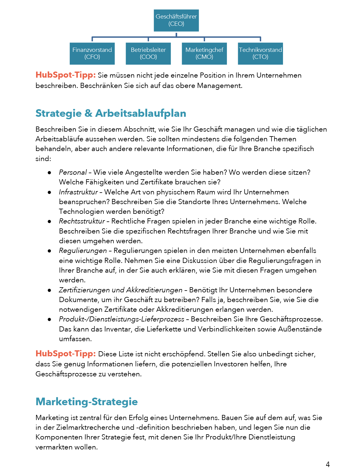 Simple Business Plan Screenshot Pdf 4